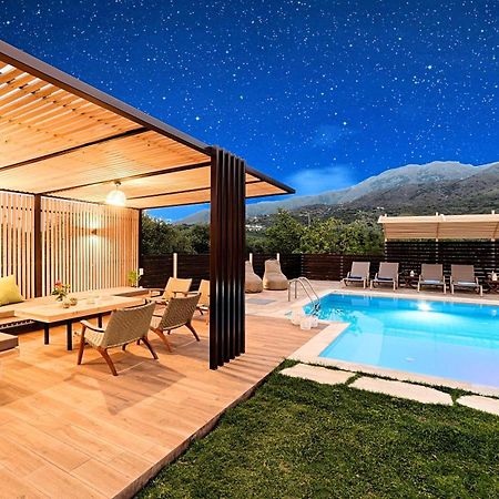 Cretan Sunrise Villa Heated Pool Dhimitroulianá Exterior photo