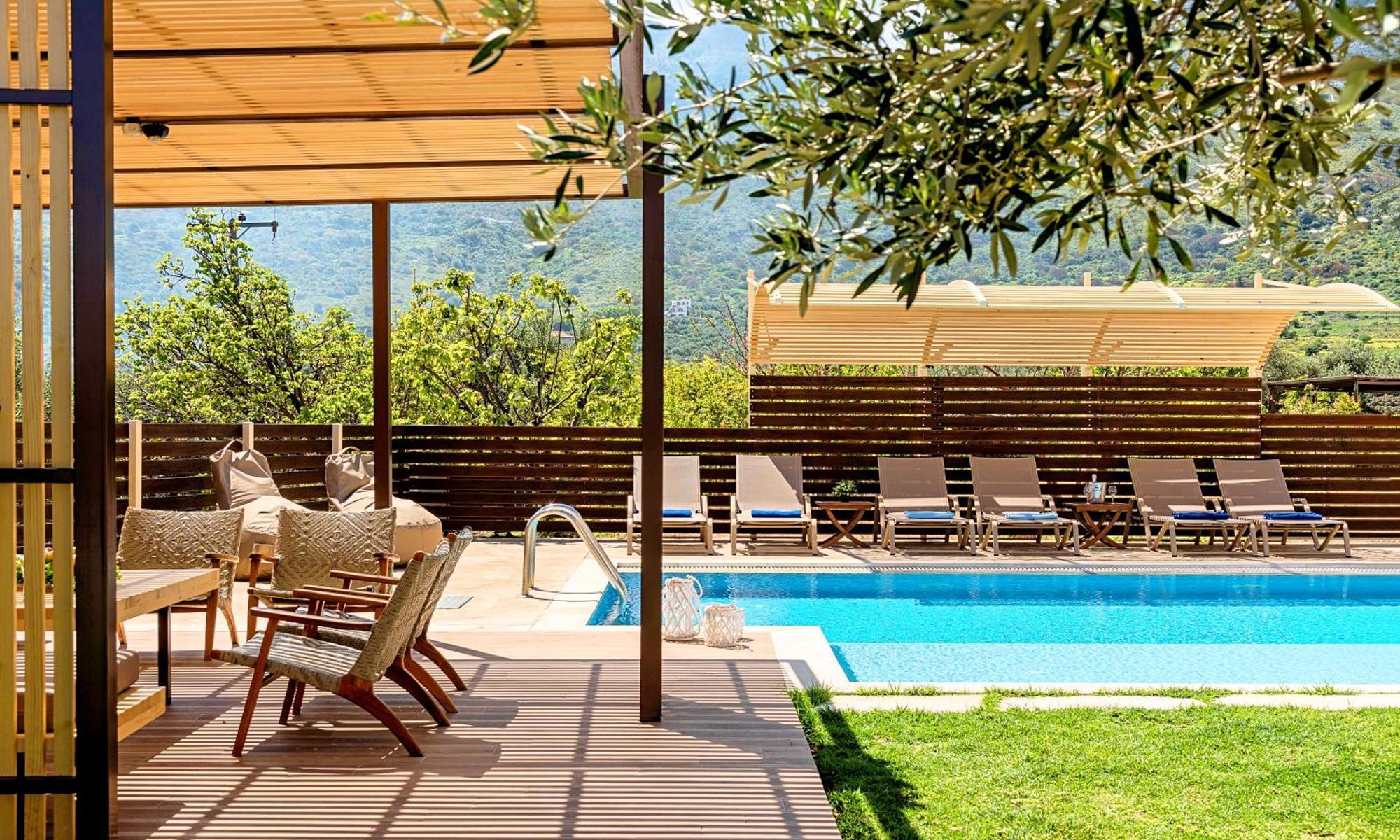 Cretan Sunrise Villa Heated Pool Dhimitroulianá Exterior photo